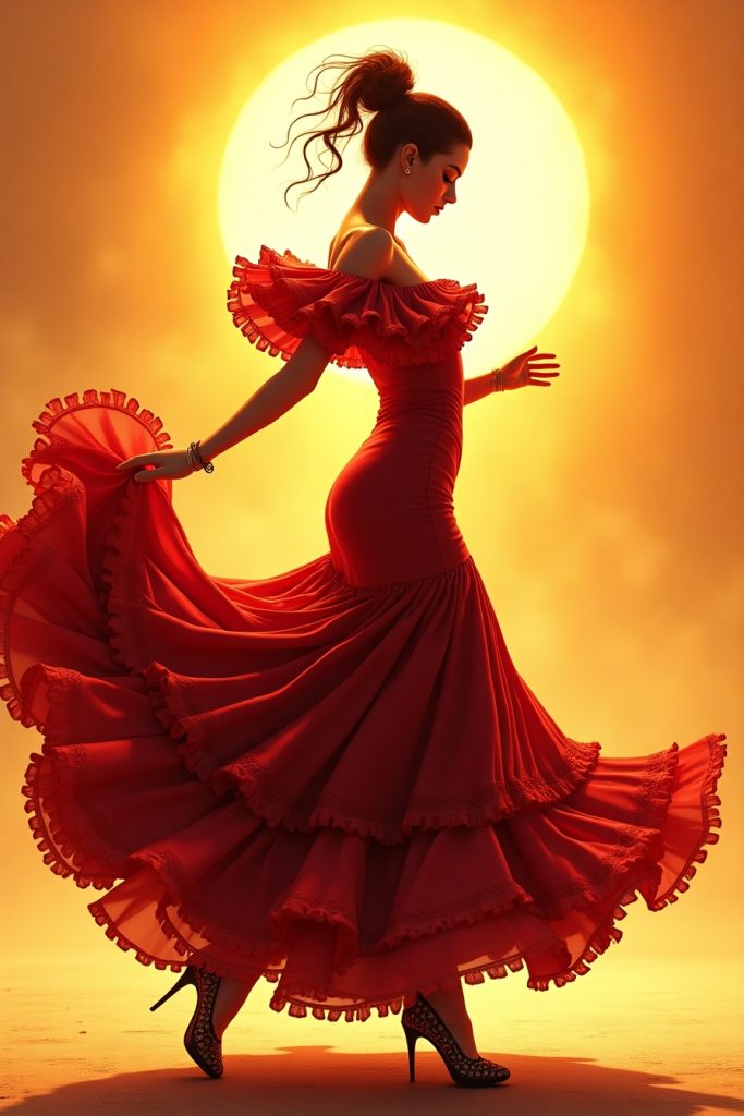 Flamenco Dance Pose Reference Pack
